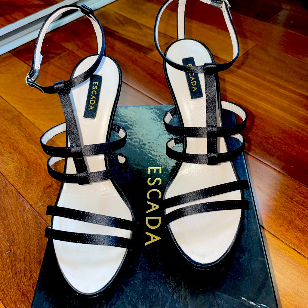 Escada Strappy High Heel Size 37